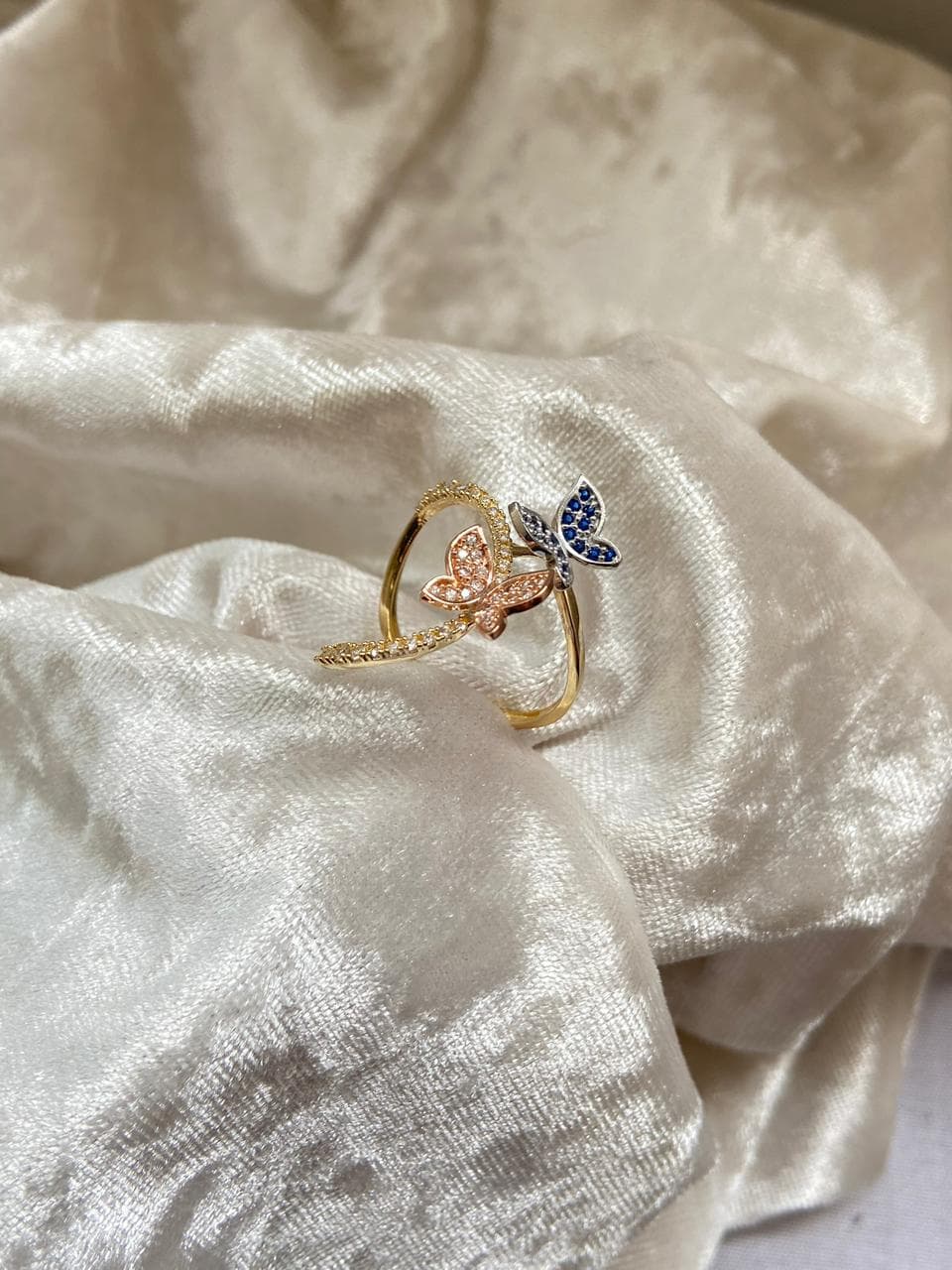 Anillo mariposas MILUJO